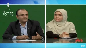 تصویر حضور استاد امیرحسین اسدی در برنامه پایش شبکه یک